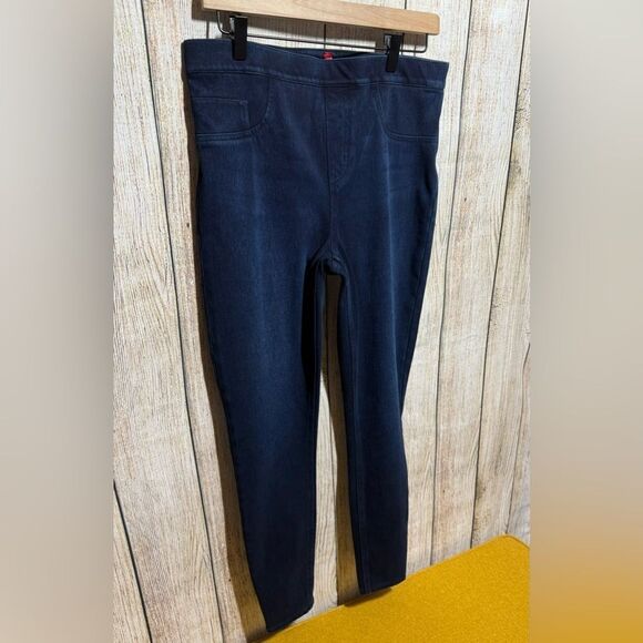 Spanx Navy Blue Jeggings, size L - Picture 3 of 5